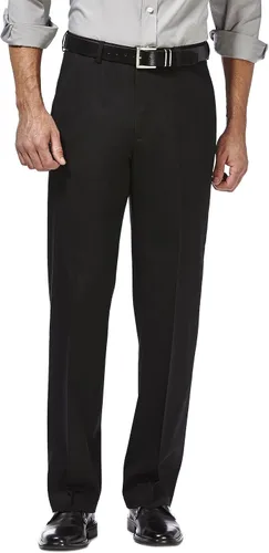 Vista 21 de Haggar Cool 18 Pro - Pantalón de corte clásico para hombre, tallas regulares y grandes y altas Caqui (British Khaki)