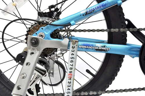 Vista 2 de YL Trd - Juego de ruedas de entrenamiento ajustables para bicicleta de 18 a 20 pulgadas