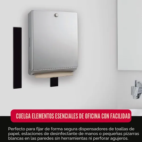 Vista 5 de Cinta resistente marca VELCRO Rollo de 12 pies Adhesivo fuerte con respaldo pegajoso que sostiene hasta 10 libras Sujetadores de fuerza