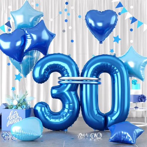 Vista 24 de Globos dorados de color champán con el número 11, globos de oro claro, globo de aluminio dorado con forma de corazón con estrella y globo largo