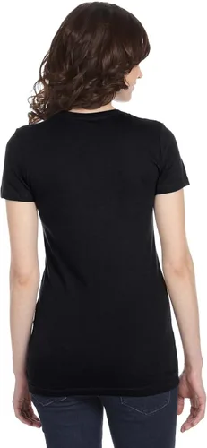 Vista 3 de Bella Canvas Camiseta de manga larga para mujer, Negro