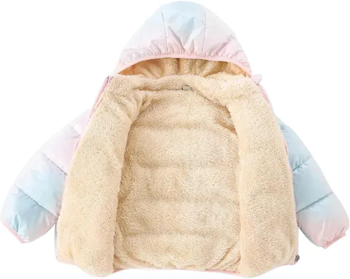 Vista 3 de YAGATA Chaqueta con capucha y cremallera para bebé, con orejas de oso, sudadera ligera