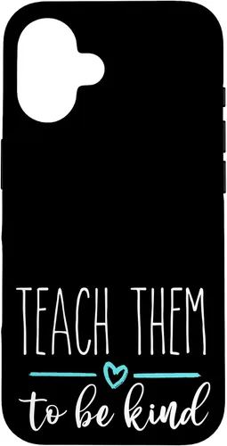 Vista 32 de Rae Inspired Dunn Teach Them to be Kind Teacher Appreciation Case for iPhone 17