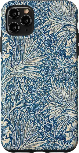 Vista 13 de William Morris Violet Marigold Wallpaper Art Deco Nouveau Case for iPhone 17