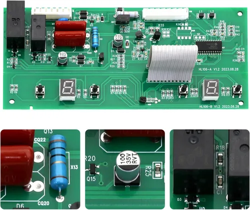 Vista 3 de WPW10503278 Tablero de control electrónico para refrigerador (Jazz), compatible con Whirlpool, Maytag, KitchenAid, Kenmore, Amana, I-kea, Inglis