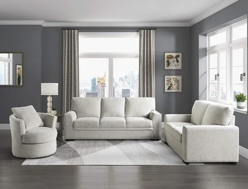 Vista 22 de Lexicon Sofá cama seccional moderno de mediados de siglo con diván de almacenamiento, sofá seccional extraíble, sofá seccional para sala de estar