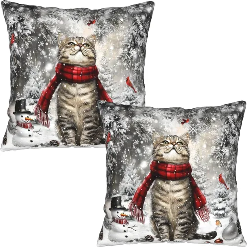 Vista 36 de Fundas de almohada marrón leopardo - 2 piezas Funda de almohada de guepardo 18x18 pulgadas Fundas de almohada de algodón con estampado de animales