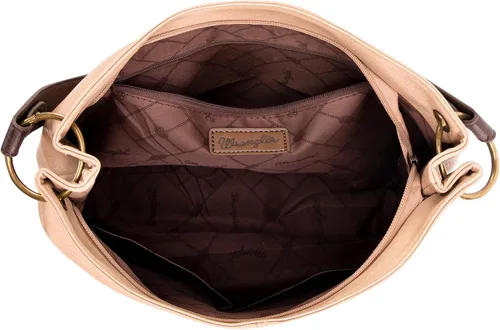 Vista 6 de Wrangler Hobo Bags for Women Vegan Leather Top Handle Shoulder Purses and Handbags