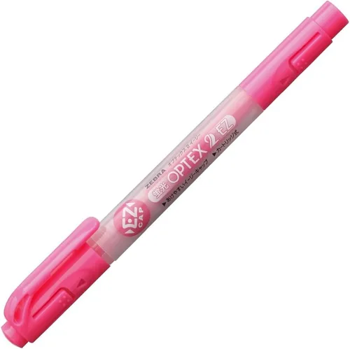 Vista 10 de Zebra Optex 2 B-WKT11-BL - Resaltador, EZ, azul, 10 piezas
