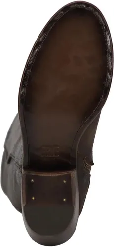 Vista 34 de Frye Carson - Botas altas para mujer hechas de cuero anticuado con ribetes de estilo occidental, cierre de cremallera interior y tacón bajo, altura