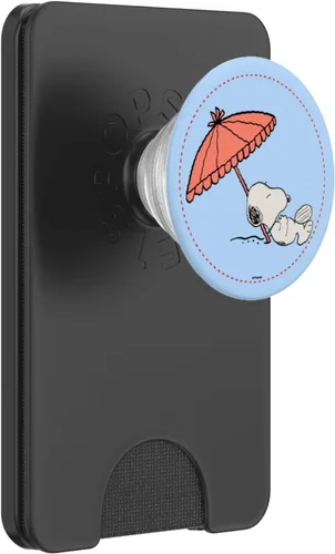 Vista 7 de Cacahuetes Snoopy Beach Bum PopSockets intercambiable PopGrip