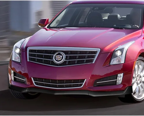 Vista 5 de Q1-TECH, 9 piezas de difusor de parachoques delantero y falda lateral compatible con Cadillac ATS 2013-2014, kit de cuerpo de barbilla de aire