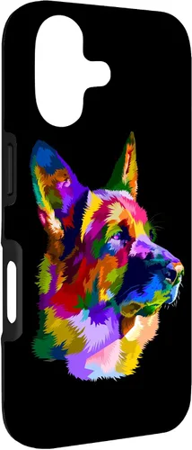 Vista 3 de Funda para iPhone 17 con diseño de pastor alemán para propietarios de perros