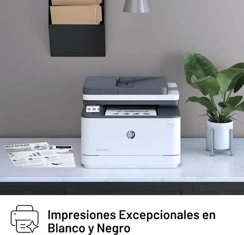 Vista 14 de HP LaserJet Pro MFP 3101fdw Impresora láser inalámbrica en blanco y negro todo en uno, escáner, fotocopiadora, fax, ideal para la oficina (3G628F)