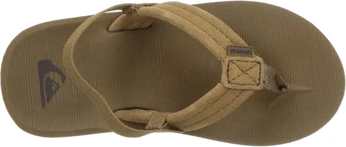 Vista 5 de Quiksilver Carver Suede Chanclas para niños pequeños