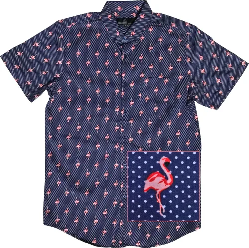 Vista 36 de Molokai Surf - Camisas hawaianas de manga corta con botones y corte ajustado