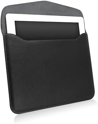 Vista 5 de BoxWave Funda compatible con Kindle Fire HDX 8.9 (3ª generación 2013) - Funda de piel ejecutiva, funda de piel delgada con forro suave, color negro