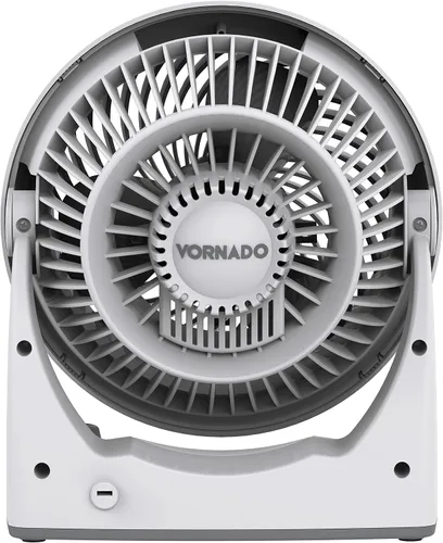 Vista 5 de Vornado 533DC Energy Smart - Ventilador de circulación de aire pequeño con control de velocidad variable, color blanco