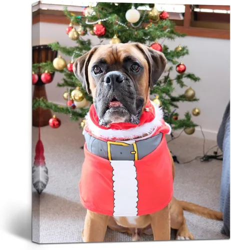 Vista 7 de GagetElec Foto personalizada al lienzo, impresiones en lienzo personalizadas con tus fotos (6 x 8 pulgadas enmarcadas), regalos de Navidad