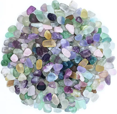 Vista 10 de Keedolla Piedras de Mar de Cristal de Acuario, Grava de Tanque de Peces de 6-9mm, Roca de Mármol para Acuario, Tanque de Peces y Tortugas, Relleno