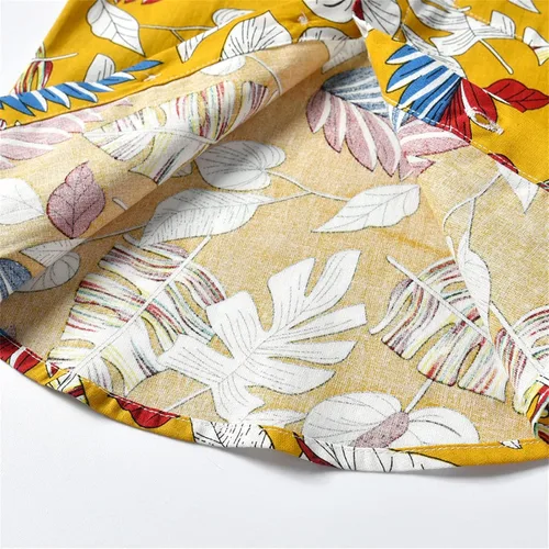 Vista 7 de MLAGJSS Conjunto de 2 piezas de ropa de verano con estampado lindo de corbatas, camisa, pantalones con tirantes