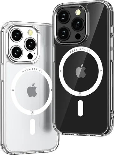 Vista 29 de ONES Funda delgada transparente para iPhone 8 Plus/7 Plus, PC + TPU híbrido, protección contra caídas de grado militar [antiamarillamiento], funda