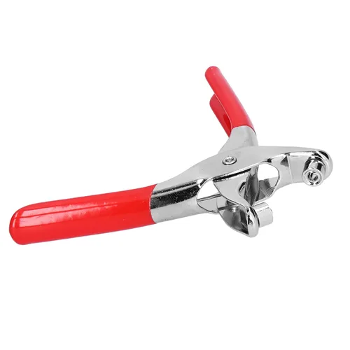 Vista 3 de Pliers Setter 6 Inch Plated Hand Tool with Non Slip Plastic Dipping Handle 100Pcs Matching Rivets for Daily Hardware Punching and Fastening