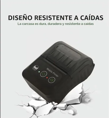 Vista 4 de No es compatible con iPhone iOS/IPAD/MAC, solo compatible con Android/Windows, impresora térmica Bluetooth de recibos de 2.283 in, mini impresora