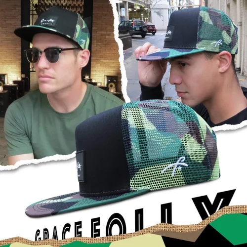 Vista 58 de Grace Folly - Gorra trucker unisex gorra de malla con cierre trasero