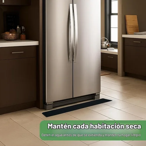 Vista 7 de Evelots Calcetín de serpiente absorbente de agua, barrera de agua reutilizable, absorbe 10 veces su peso, ideal para fugas y derrames de puertas