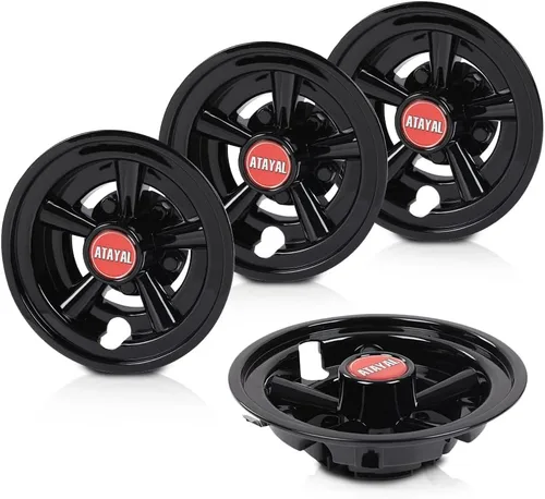 Vista 12 de G-PLUS Wheel Cover Hub Caps Compatible with EZGO Club Car and Yamaha Golf Cart Hubcaps (Set of 4,8-10 Inch)