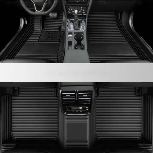 Vista 5 de Alfombrillas personalizadas Yaruicar para 99.99% de sedanes, SUV, autos deportivos, para hombres y mujeres, protección completa, almohadillas Negro