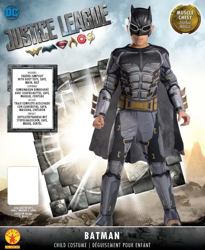 Vista 2 de Disfraz Liga de la Justicia Batman táctico para niños