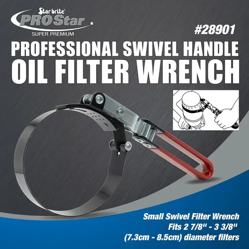 Vista 2 de STAR BRITE Llave de filtro de aceite 2-13/16" x 3-5/32" (028901)