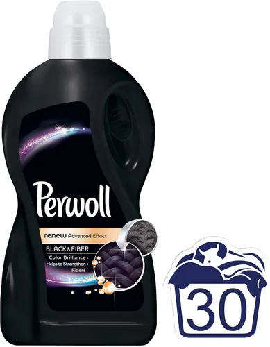 Vista 2 de Perwoll Renovar detergente líquido negro y fibra (negro, 1,8 litros, 30 cargas)