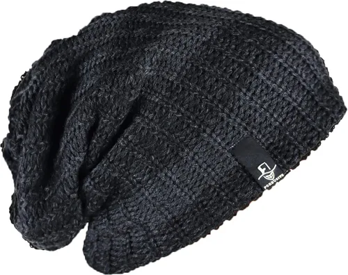 Vista 6 de FORBUSITE - Gorro holgado de punto para hombre, de gran tamaño, para verano e invierno B08