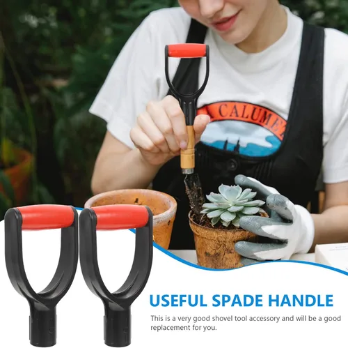 Vista 8 de GANAZONO Mango de repuesto 2pcs mango de agarre portátil para excavar herramientas de rastrillo