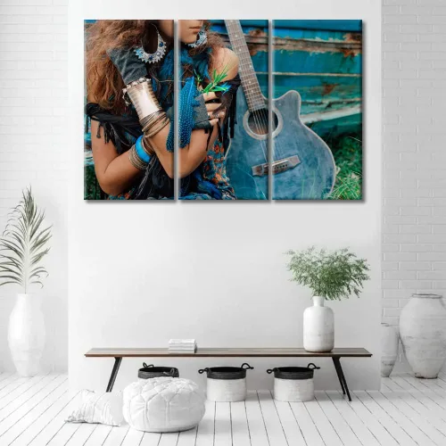 Vista 49 de TUMOVO Lienzo decorativo para pared, pósteres de escena de fantasía del universo Antara, planeta alienígena, ilustraciones de pared para paredes