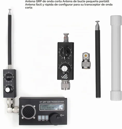Vista 5 de QRP HF, Interferencia sintonizada de banda completa portátil, configuración rápida para recepción