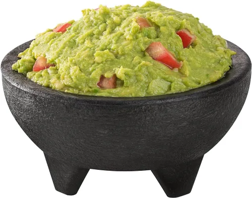 Vista 9 de Restaurantware -Cuenco para salsa de 4 onzas, 1 cuenco Molcajete de diseño de 3 patas, apto para microondas, lavavajillas, recipiente de plástico