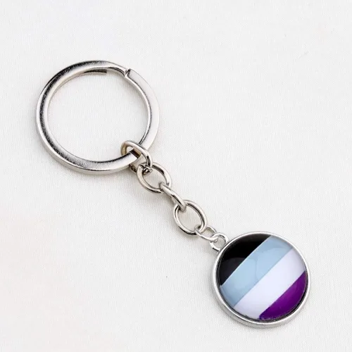 Vista 3 de CHOORO Llavero de orgullo gay LGBT, llavero de orgullo arcoíris, joyería LGBT, regalo de orgullo bisexual, regalo de orgullo transgénero