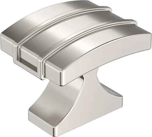 Vista 10 de Amerock Pomo para gabinete Bronce champán Longitud de 1-1/2 pulgadas (1.496 in) Davenport paquete de 1 unidad Pomo de cajón Herrajes