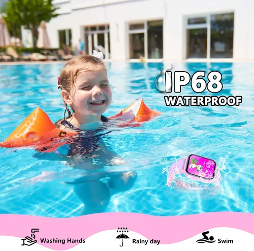 Vista 6 de Reloj inteligente para niños y adolescentes, no necesita teléfono, rastreador de actividad física para niños y niñas, reloj con 19 modos deportivos