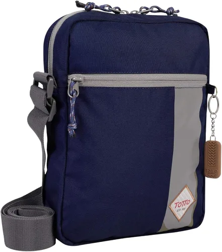 Vista 3 de Totto - Bolso bandolera Azul y gris MA02KZK001-1820S-Z82