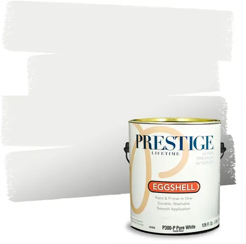 Vista 101 de PRESTIGE Pintura exterior e imprimación en uno, bingo, satén, 1 galón