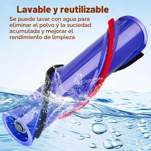 Vista 9 de Para piezas de repuesto Dyson V6: Rodillo de cepillo para Dyson V6 Roller Brush Reemplazo Animal Absolute Cordless Vacuum Attachments, Número