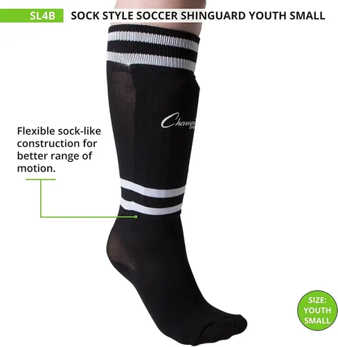 Vista 3 de Champion Sports Sock Style Shin Guard