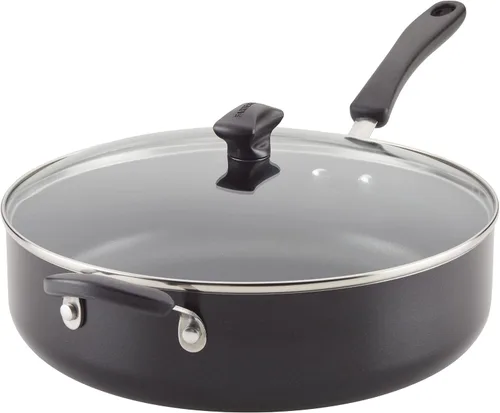 Vista 19 de Farberware Cookstart DiamondMax - Juego de utensilios de cocina, ollas y sartenes antiadherentes, aptos para lavavajillas, incluye bandeja