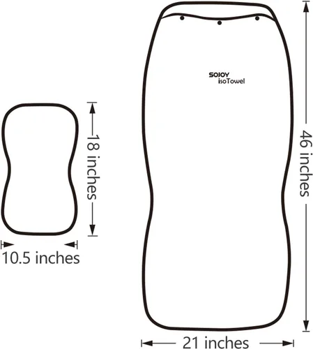Vista 2 de Sojoy IsoTowel Funda para Asiento Delantero de Automóvil - Protector de Asiento de Automóvil de Microfibra Absorbe Sudor - Secado Rápido