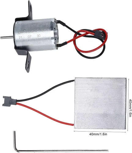 Vista 3 de Grupos electrógenos de ventilador de chimenea, motores de ventilador termodinámico para el hogar, kits de motor de espera para ventilador